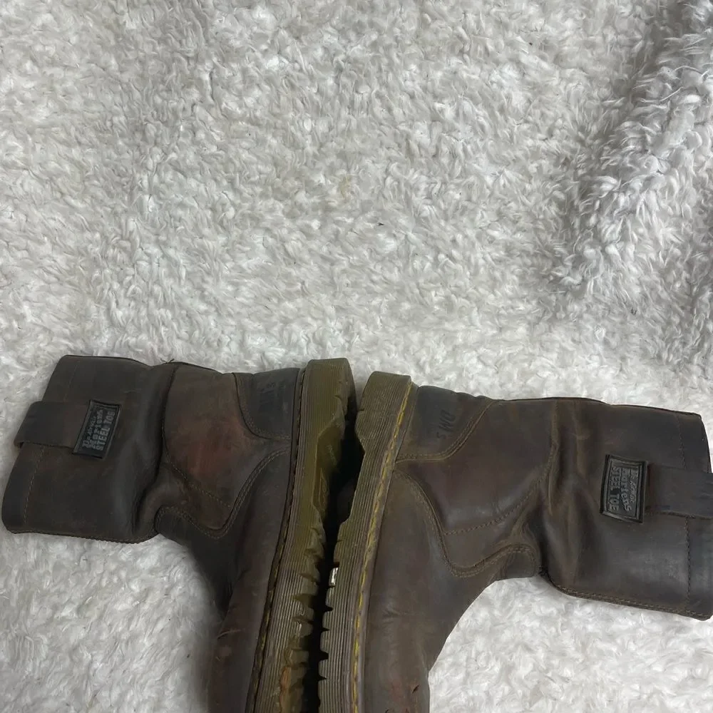 Unisex Dr. Doc Martens Industrial Steel Toe Safety Boots ASTM F2413-11 Sz M 7,L8